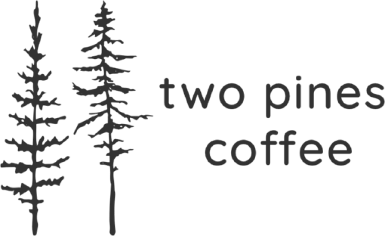 two pines wide black logo